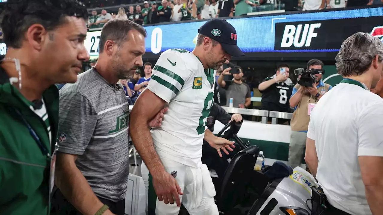 Jets QB Aaron Rodgers says surgery for torn Achilles 'went great'