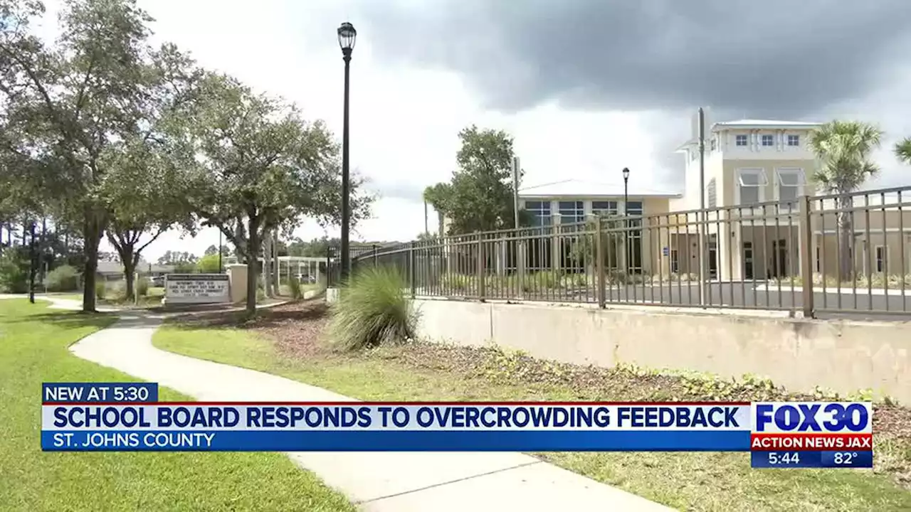 St Johns County parents protesting changes to address overcrowded schools