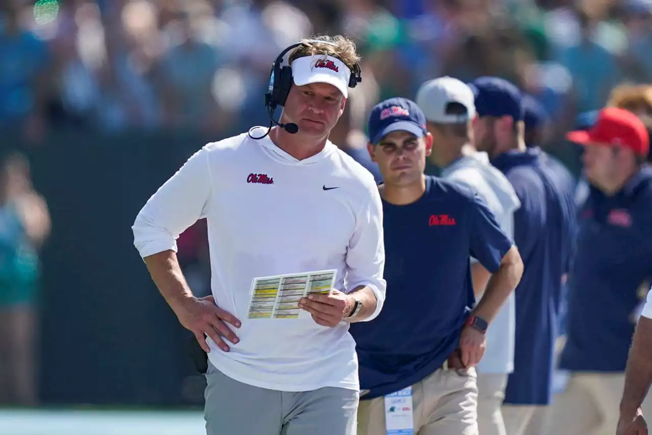 Ole Miss football player sues Lane Kiffin, school over reaction to his ‘mental health crisis’