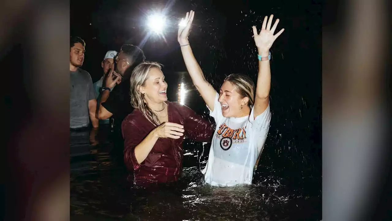 'A Revival Is Happening': Hundreds Choose Christ at Auburn, Get Spontaneously Baptized in a Lake