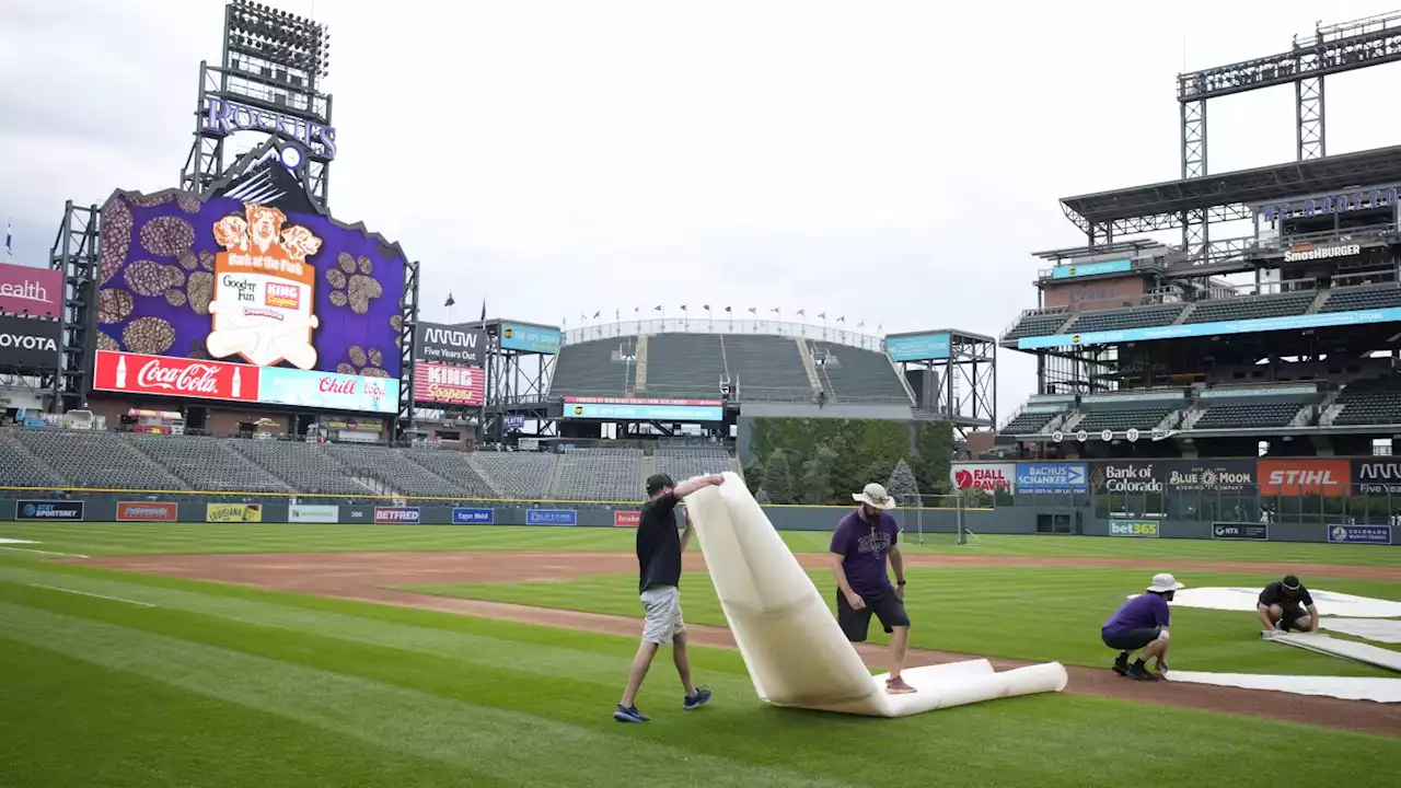 Giants-Rockies postponed by weather; doubleheader set for Saturday