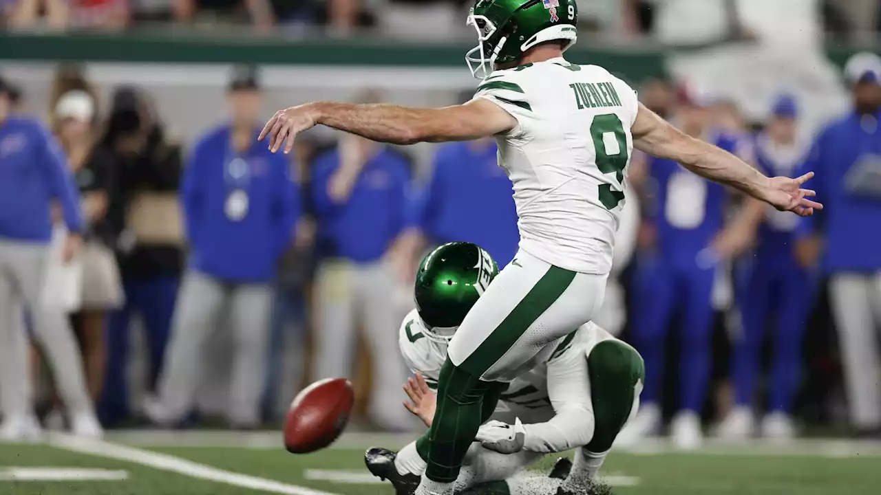 Jets kicker Greg Zuerlein questionable to play vs. Cowboys because of groin injury