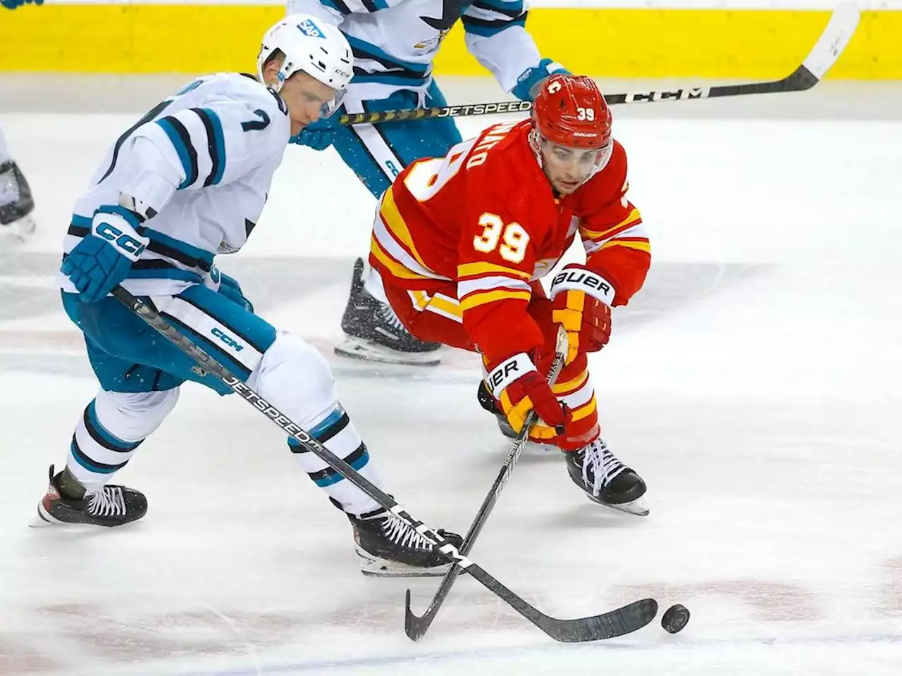 ‘That’s definitely my goal’: Coronato takes aim at roster spot with Flames