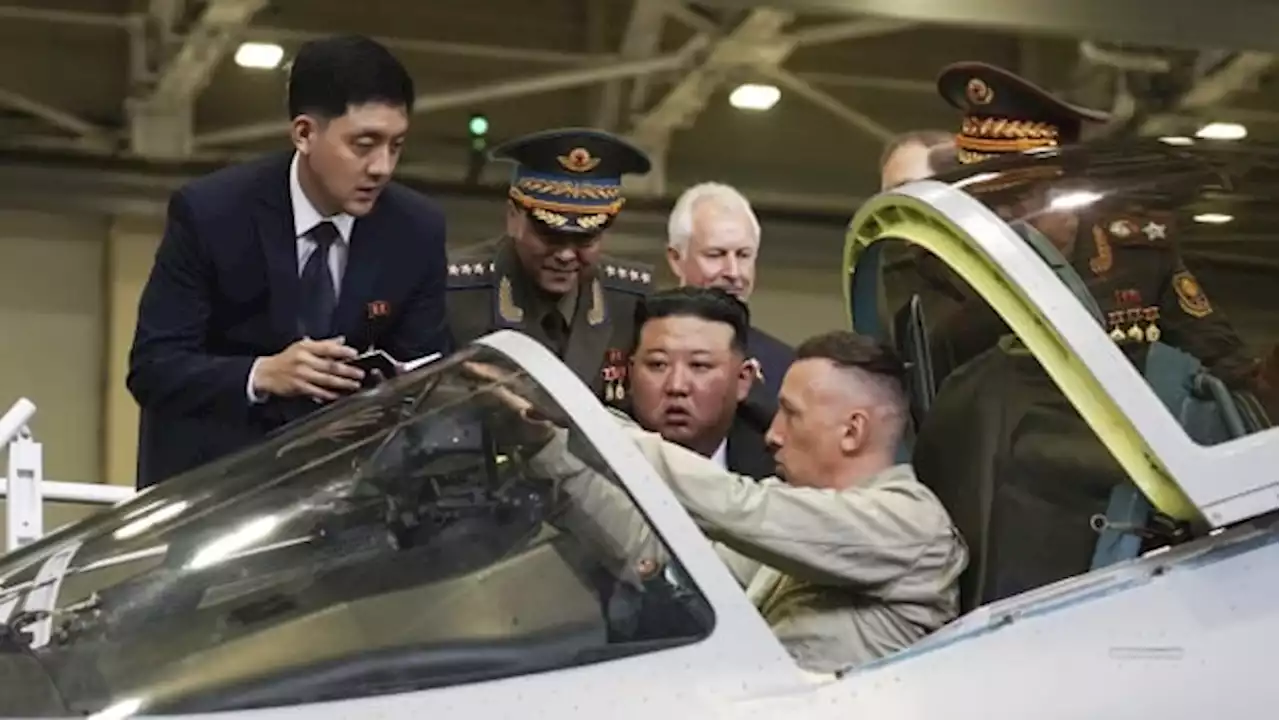 North Korea's Kim inspects Russian fighter jets, as Ukraine claims battlefield win