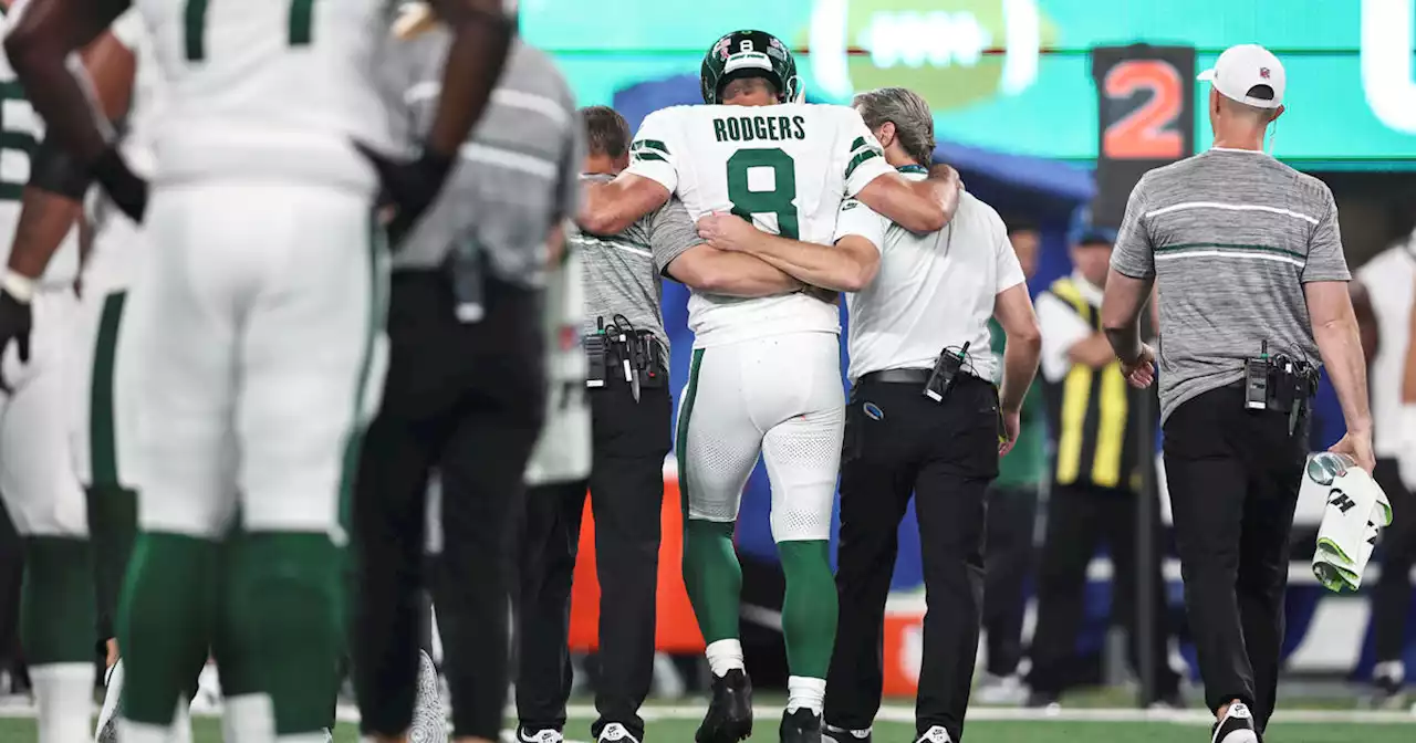 Jets QB Aaron Rodgers announces he had surgery to repair torn Achilles tendon