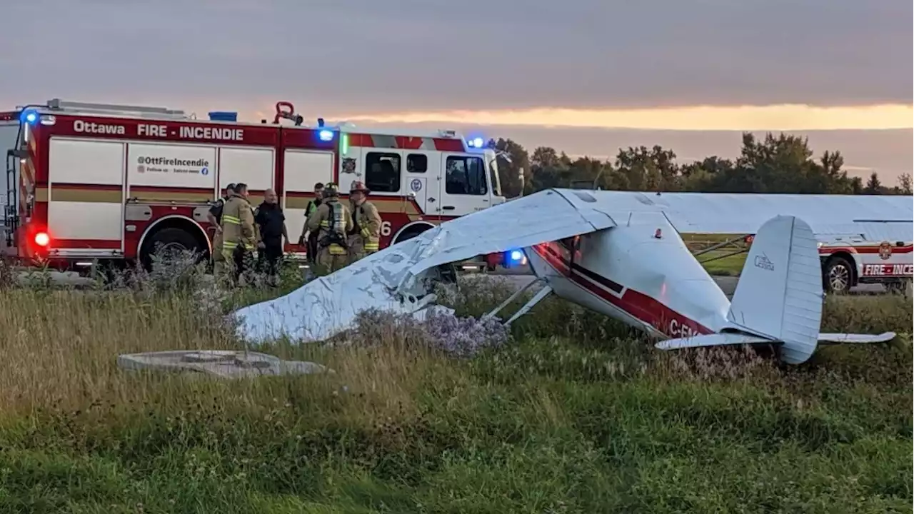 Stolen plane crashes at the Rockcliffe Airport in Ottawa's east end