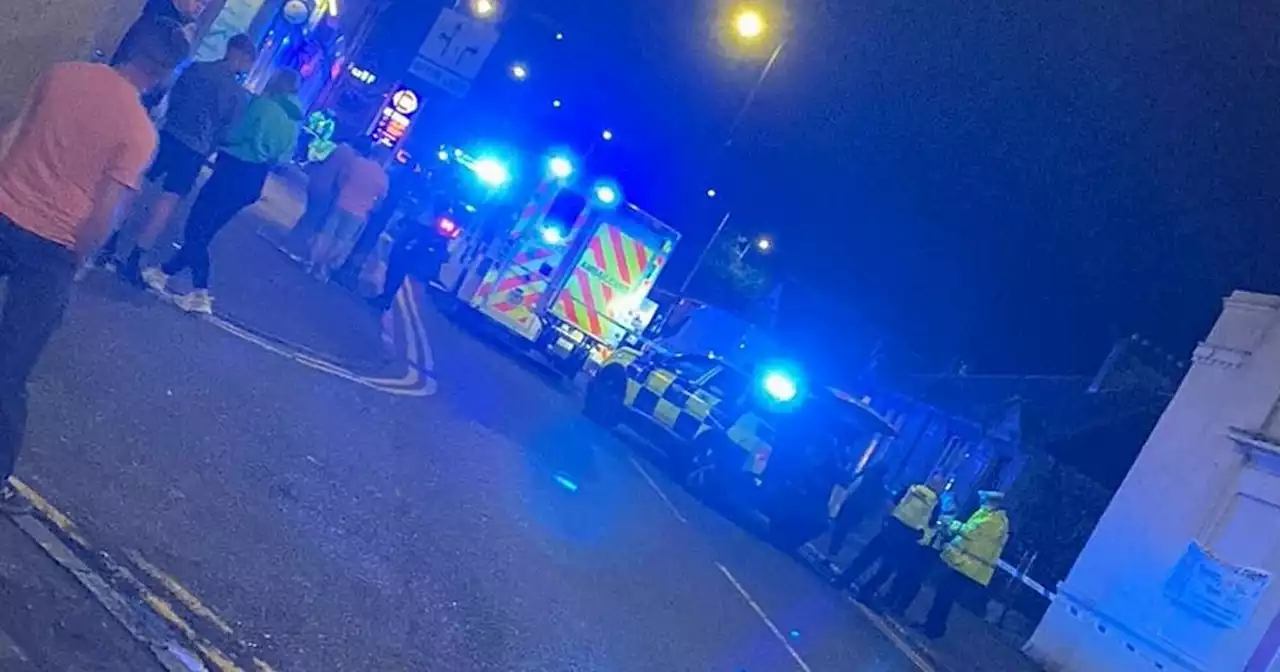 Man dies after 'hit and run' on Scots high street as manhunt launched for driver