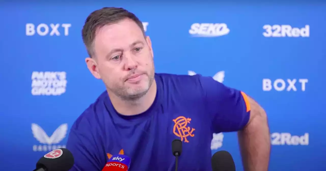 Michael Beale declares his Rangers future is as in doubt as fan fury addressed