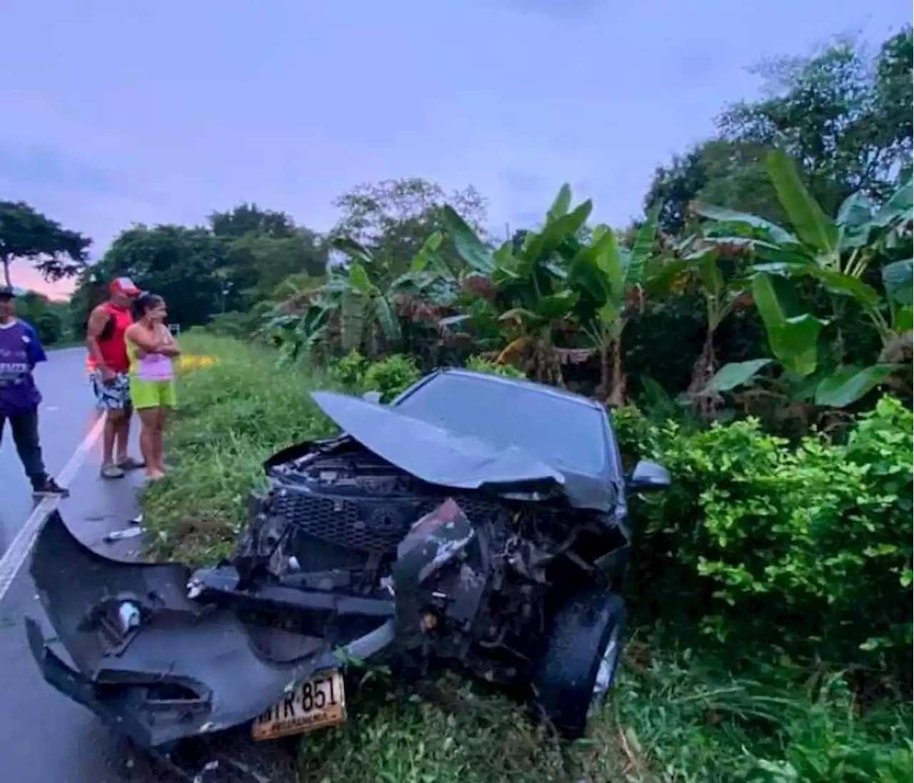 Candidata a Gobernación y tres personas más, heridas en accidente de tránsito