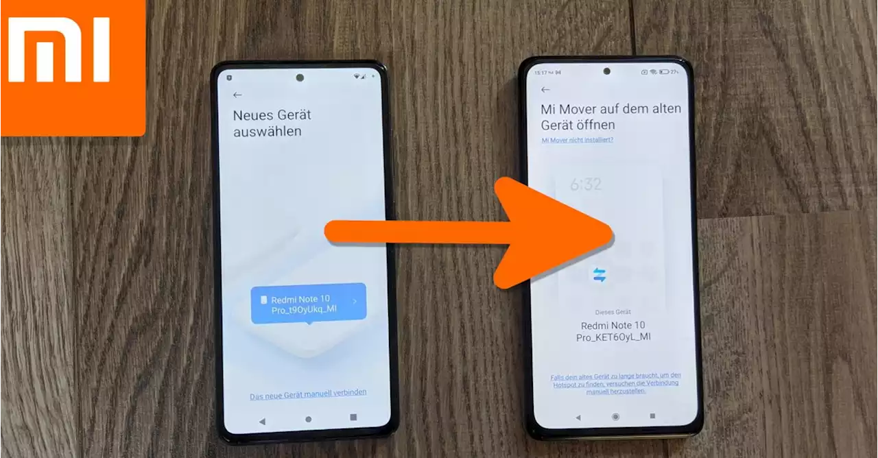Xiaomi: Daten aufs neue Handy übertragen