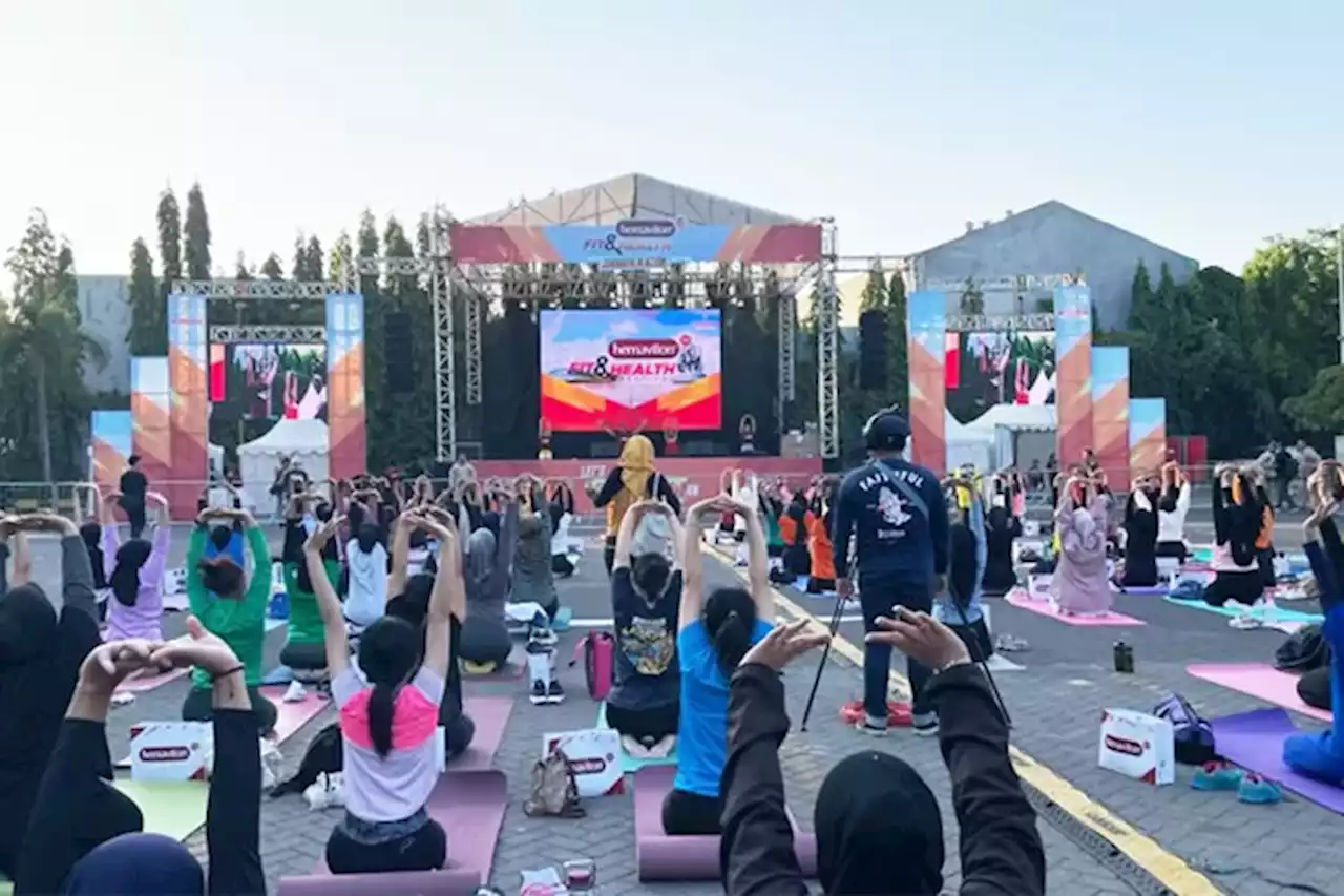 Dihadiri Nirina Zubir dan Pevita Pearce, Warga Surabaya Padati Puncak hemaviton Fit and Health Festival 2023