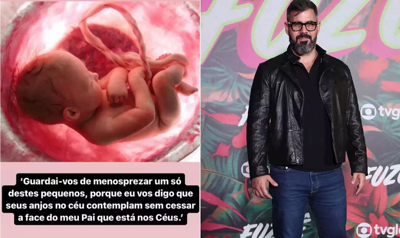 Após críticas sobre sexto filho, Juliano Cazarré cita passagem bíblica sobre gravidez