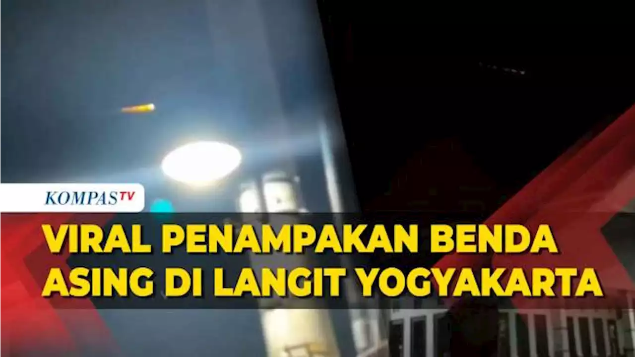 Viral Benda Asing Terbang Cepat Melewati Langit Yogyakarta, BMKG Angkat Bicara