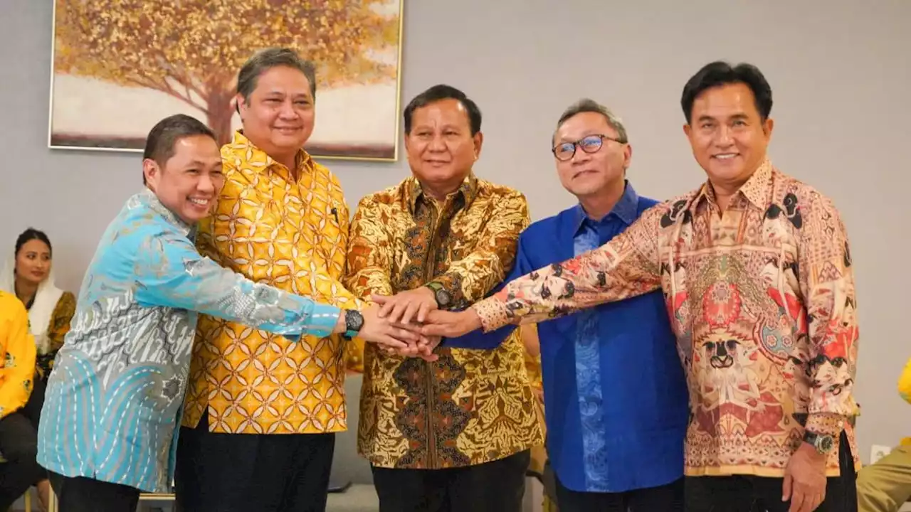 Koalisi Indonesia Maju Berkumpul, Airlangga: Bahas Strategi Pemenangan Prabowo di Pilpres 2024