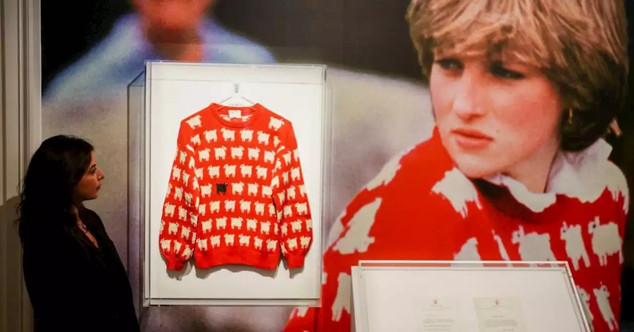 Princess Diana's black sheep jumper sells at auction for almost £1,000,000