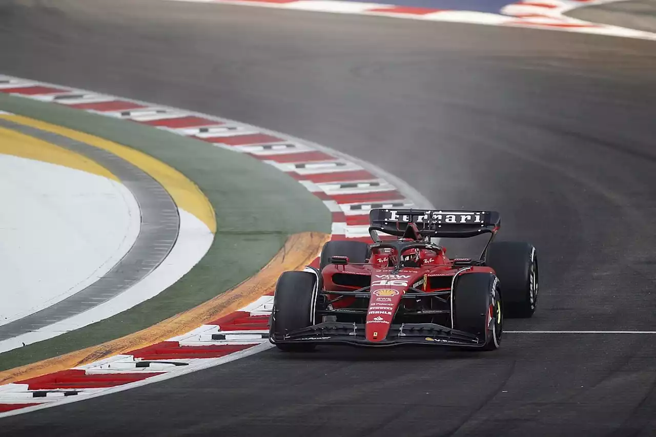 F1 Singapore GP: Leclerc tops FP1 session interrupted by lizards