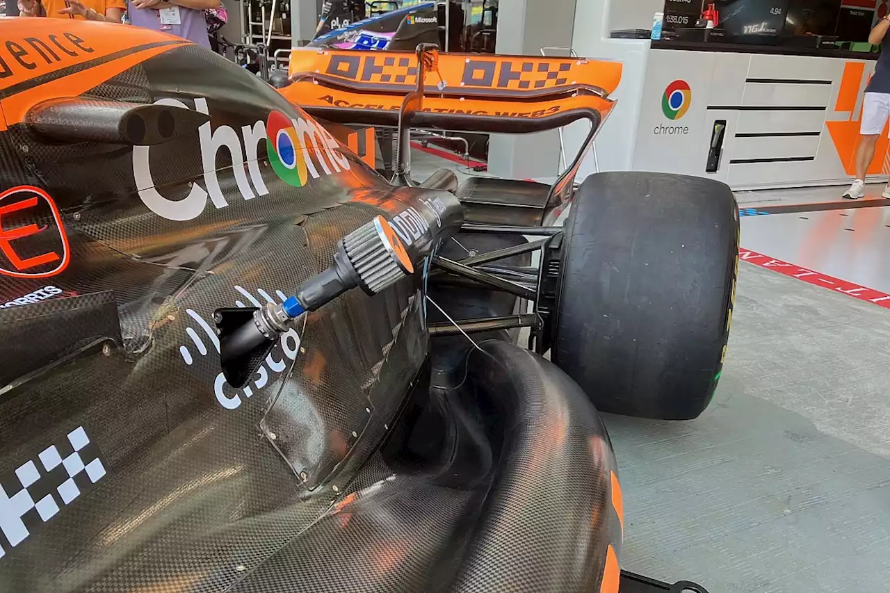 McLaren reveals bold sidepod solution as part of Singapore F1 upgrade