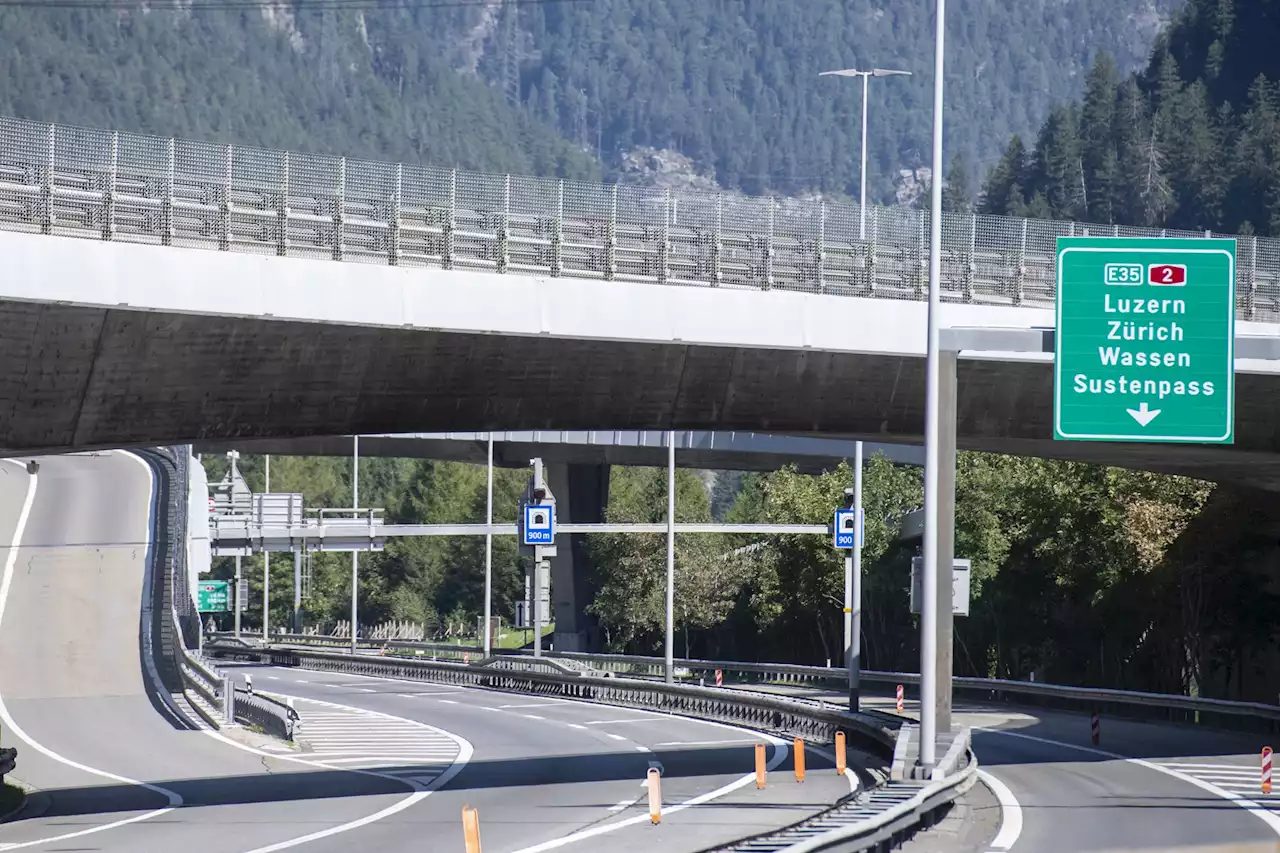 Gotthard-Straßentunnel ab Freitagabend wieder geöffnet