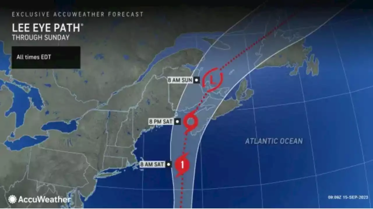 Hurricane Lee path update: Dangerous rip currents, big waves for Jersey Shore this weekend