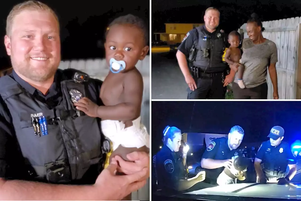 Hero cop performs CPR on baby moments from death: ‘Please don’t stop breathing’