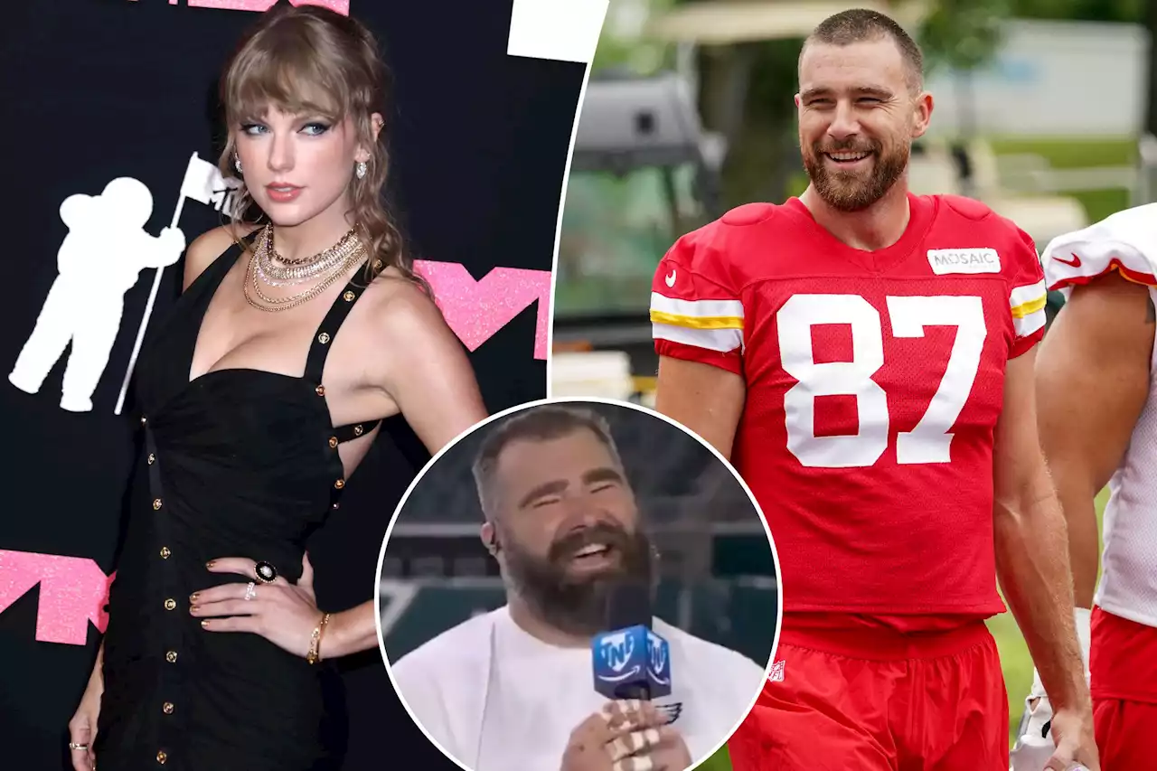 Jason Kelce addresses Travis Kelce-Taylor Swift dating rumors: ‘Trav is having fun’