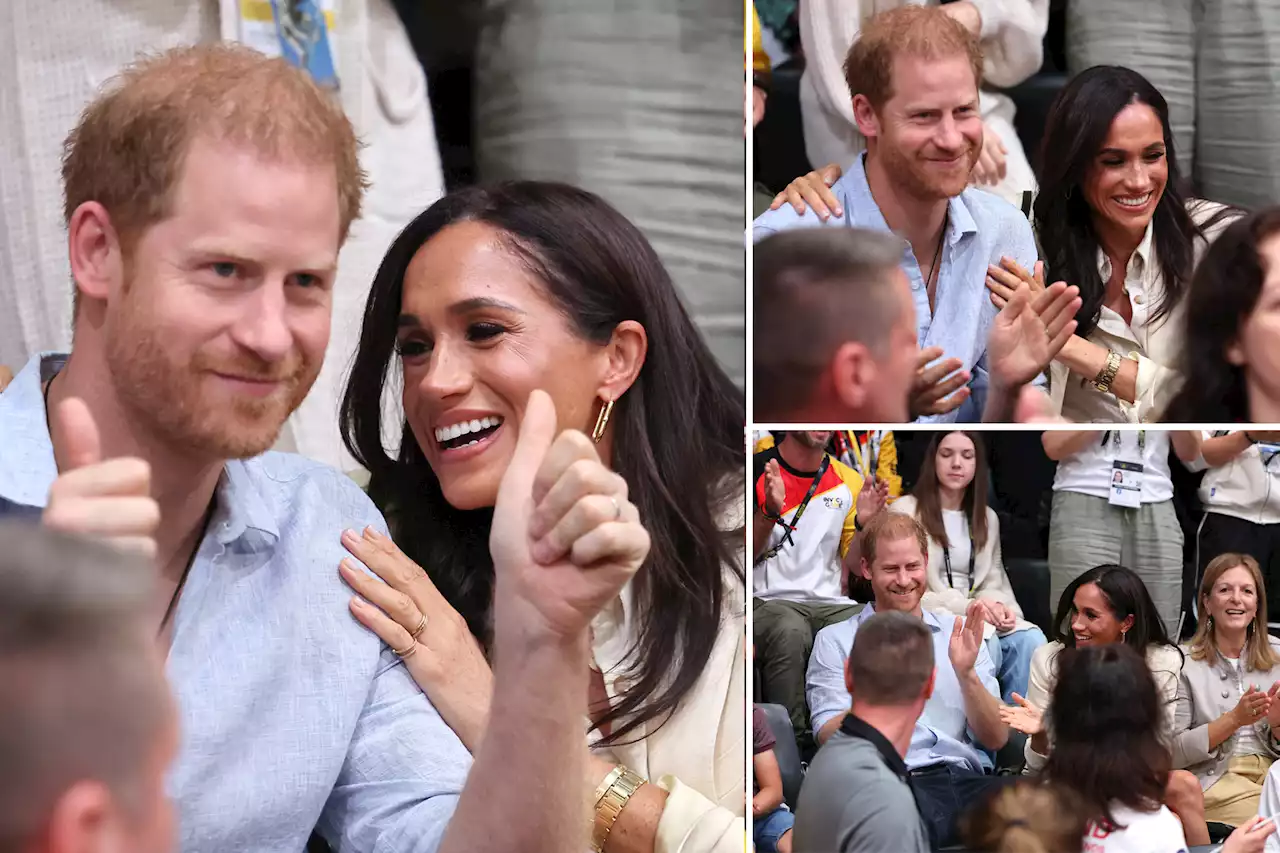 Prince Harry left red-faced as crowd sings ‘Happy Birthday’ during Invictus Games volleyball match