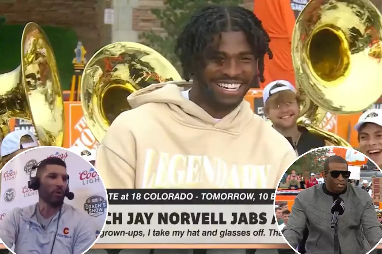 Shedeur Sanders calls Colorado State coach ‘a fool’ as Deion goes on sunglasses blitz