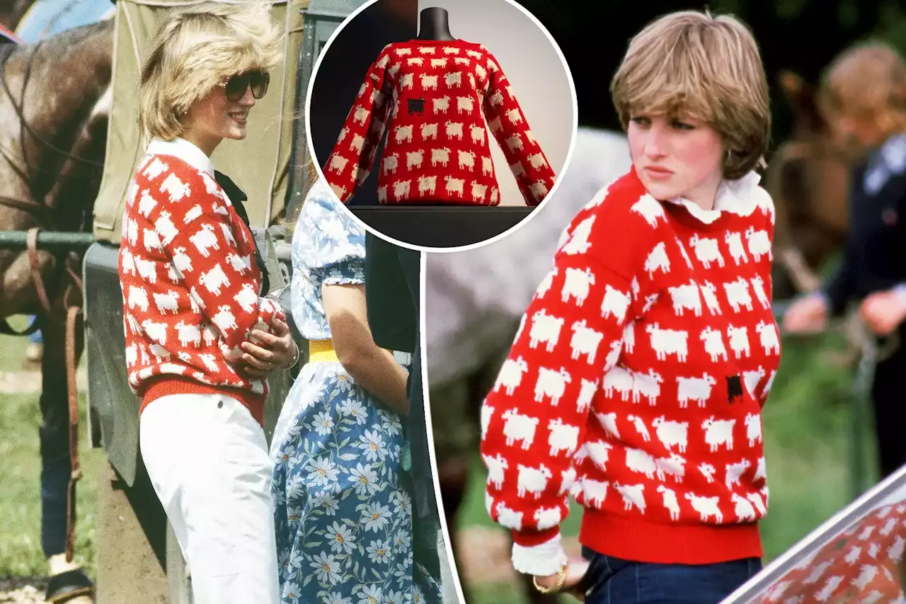 Princess Diana’s sheep sweater sells for record-breaking $1.1M at auction