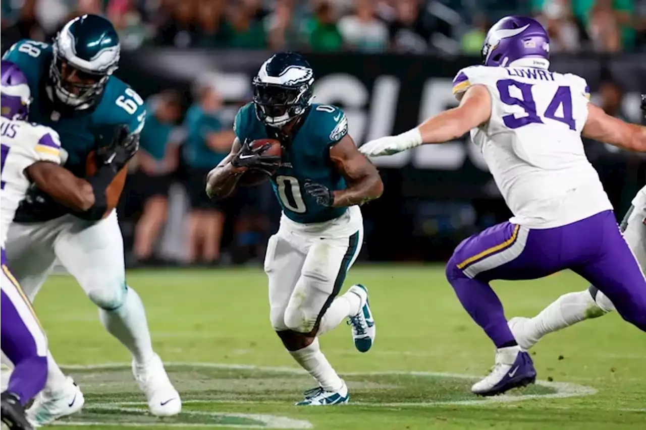 Eagles-Vikings report card: D’Andre Swift and the O-line pave the way to victory