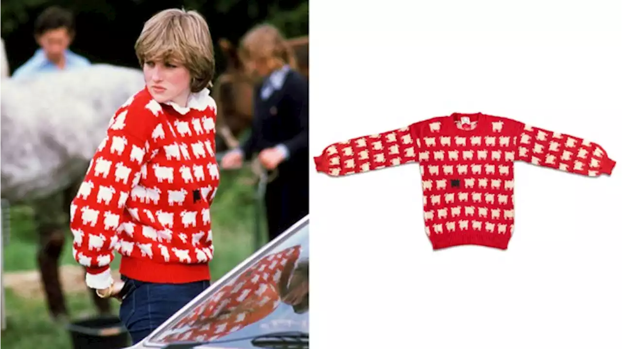 Princess Diana’s Iconic ‘Black Sheep’ Sweater Just Sold for a Record $1.1 Million at Auction