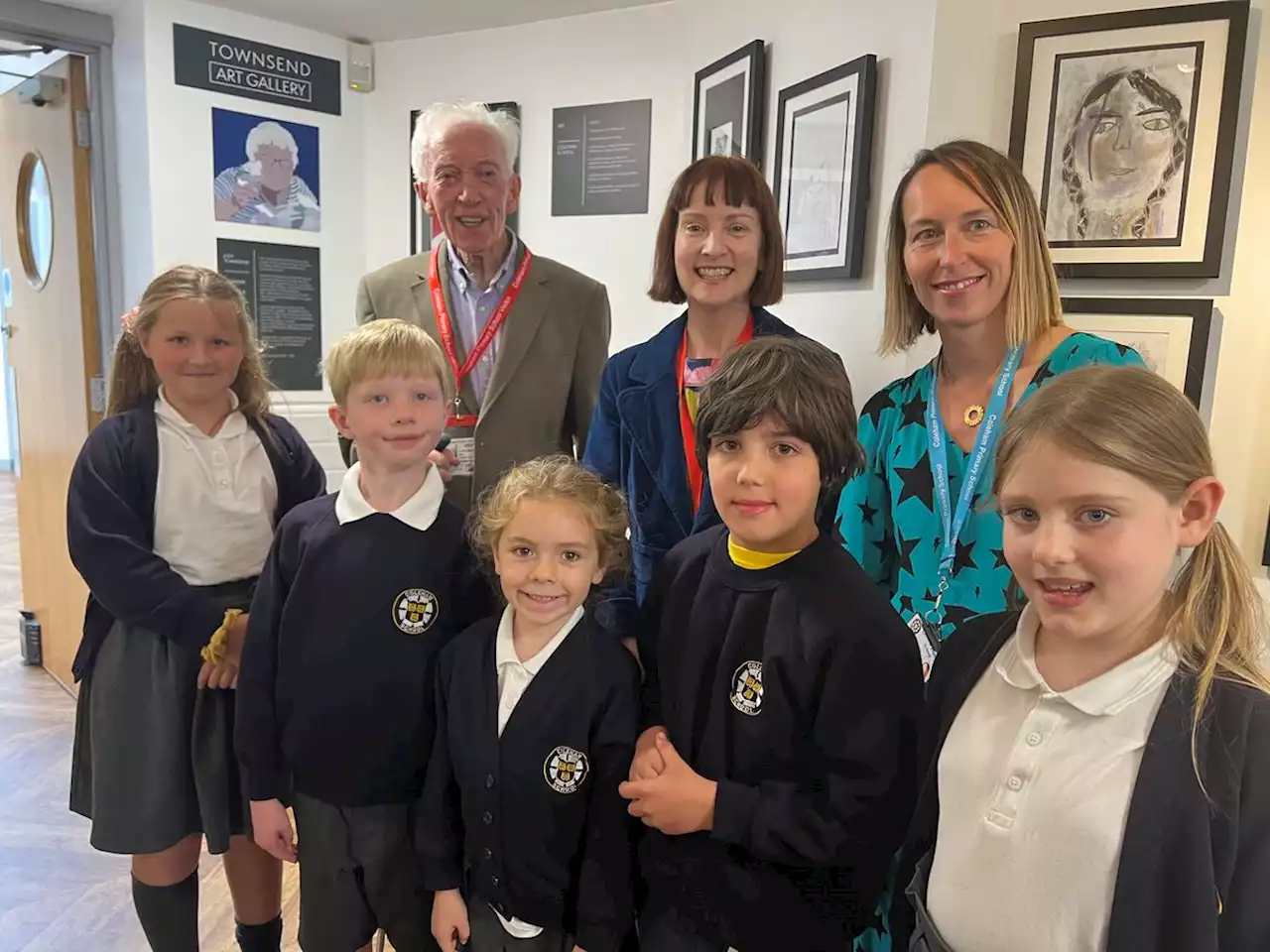 Primary school opens its own art gallery in tribute to former teacher