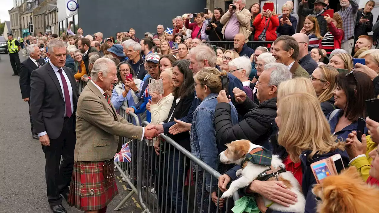 Hundreds line streets in Kinross as King helps mark 40th anniversary of community facility