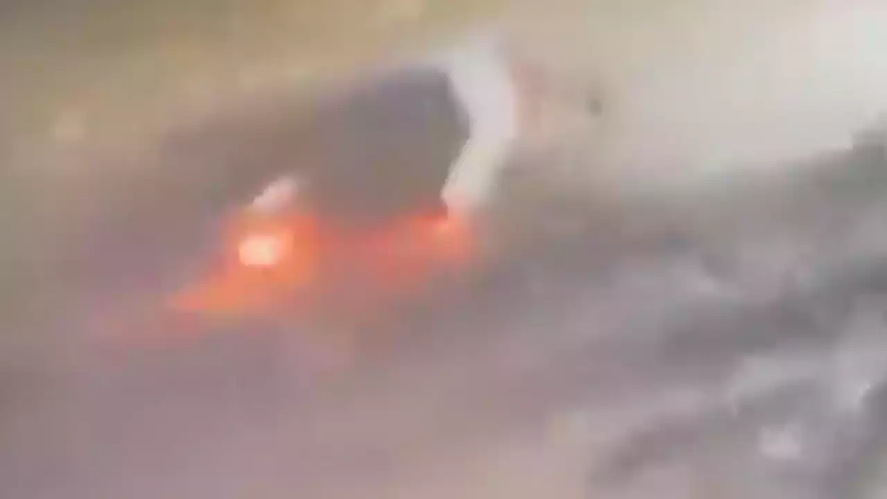 Libya floods: CCTV captures horrific moment tsunami-like flood washes cars away