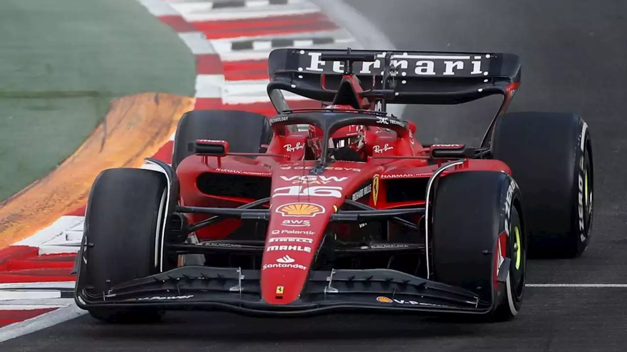 Singapore GP, Practice One: Charles Leclerc leads Carlos Sainz in Ferrari one-two with Max Verstappen third