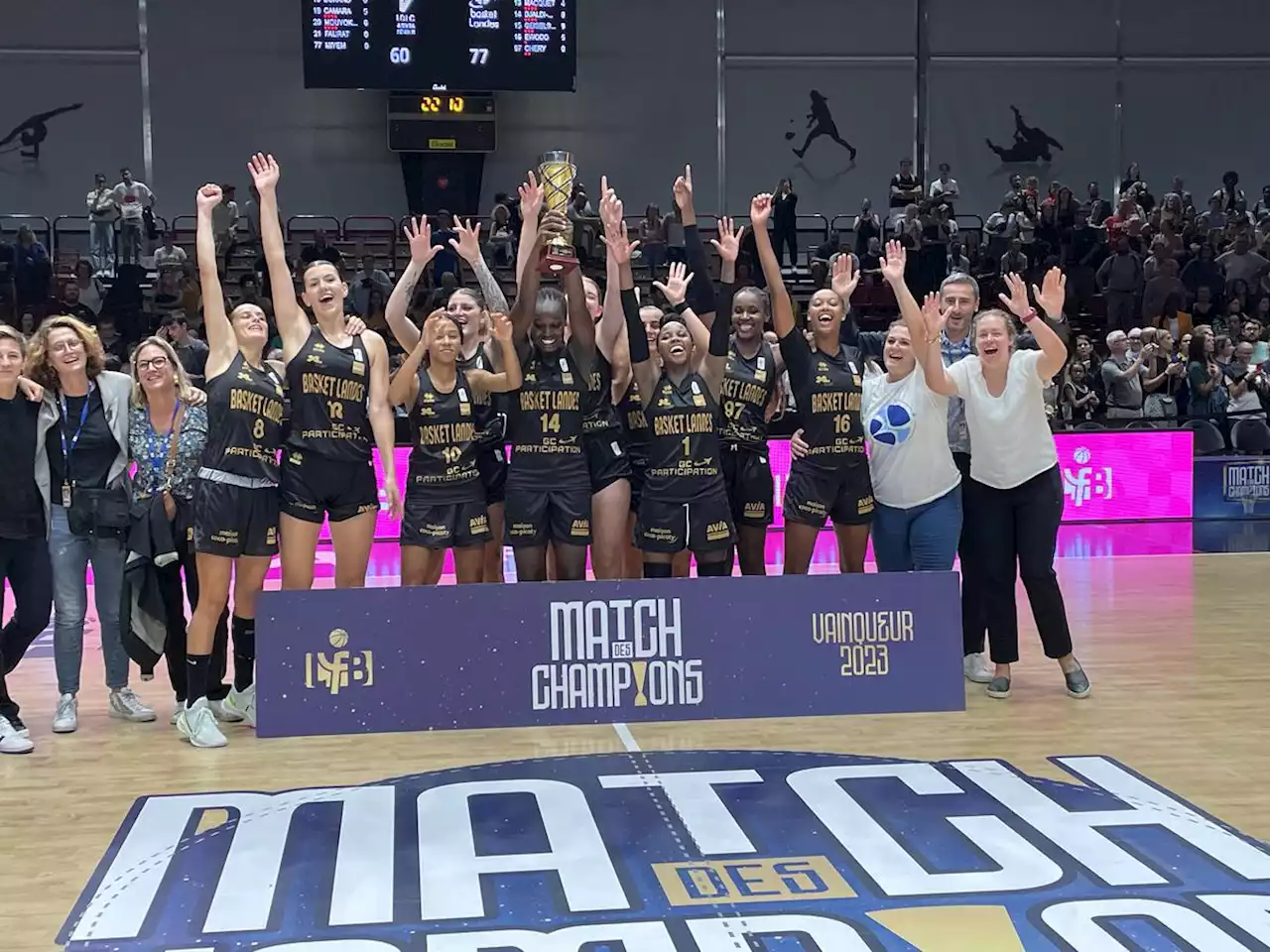 Un Basket Landes plaisant remporte son premier match des champions contre l’Asvel