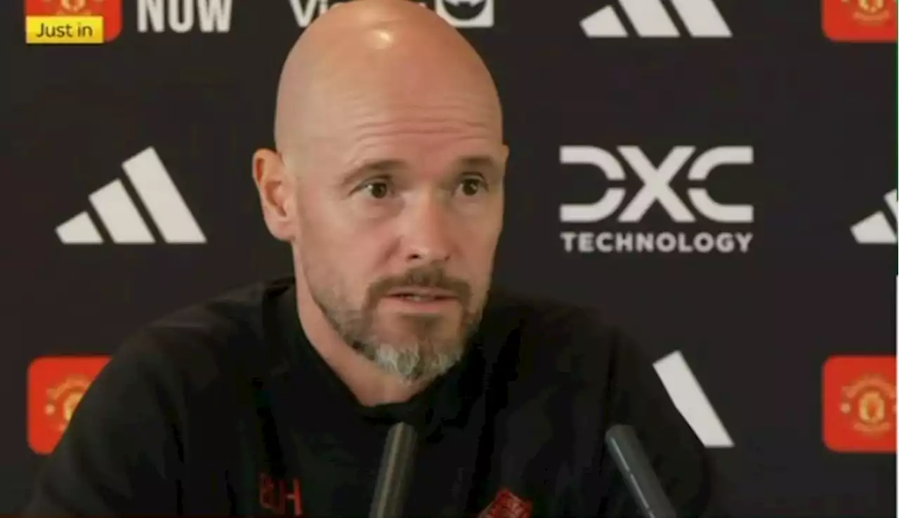 Erik ten Hag deflects three questions about Jadon Sancho in awkward press conference