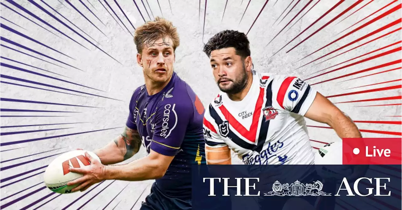 NRL Finals LIVE: Melbourne Storm v Sydney Roosters at AAMI Park