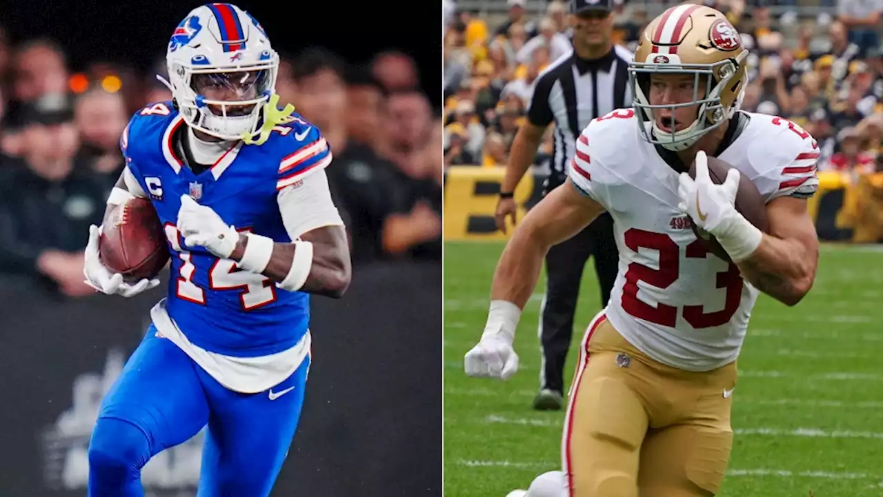 NFL RedZone TSN+ Week 2 Spotlight Stefon Diggs Buffalo Bills Christian McCaffrey San Francisco 49ers