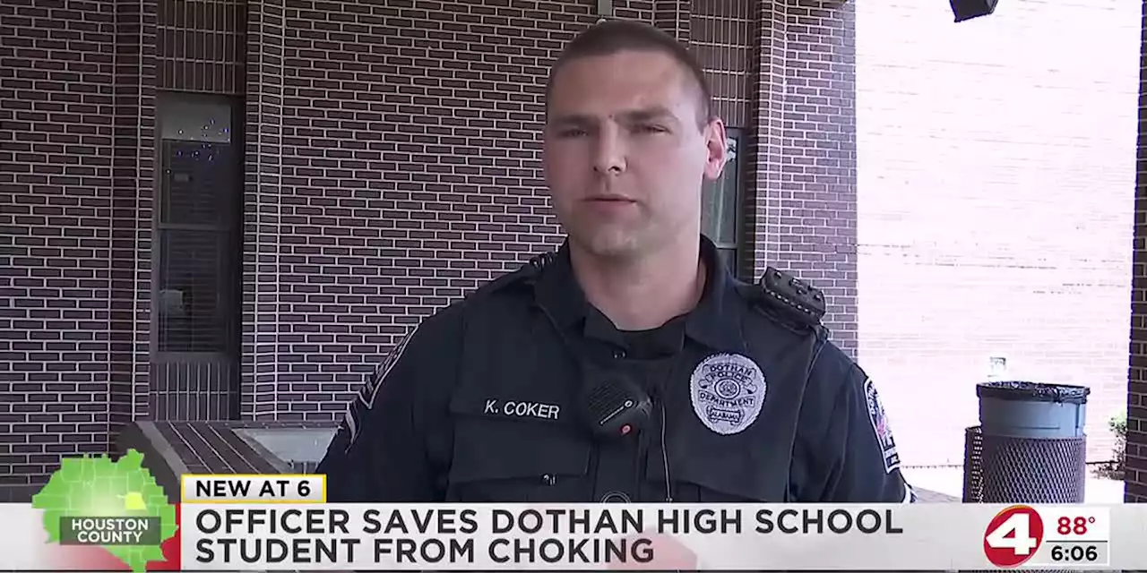 Officer saves Dothan High student from choking