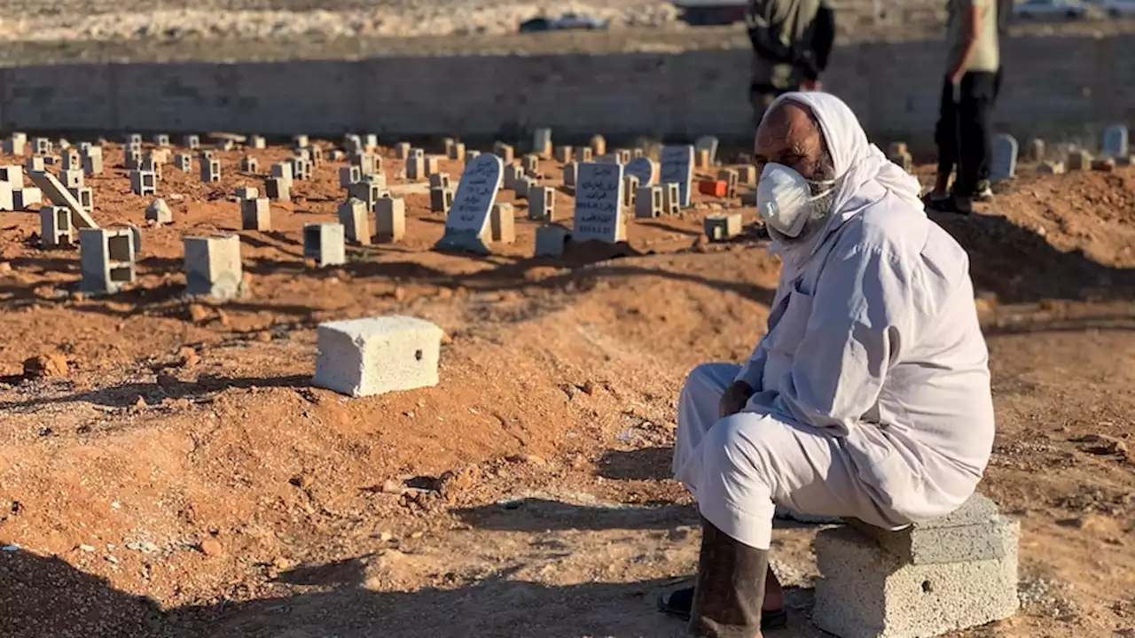 Devastating flood in Libya's Derna raises fear of cholera outbreak with corpses washing up or decaying under rubble