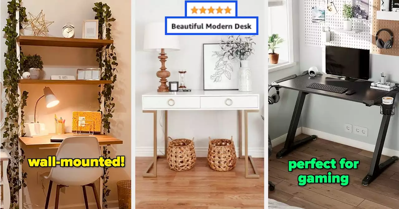 31 Inexpensive Desks That’ll Work Perfectly For Your Space And Budget