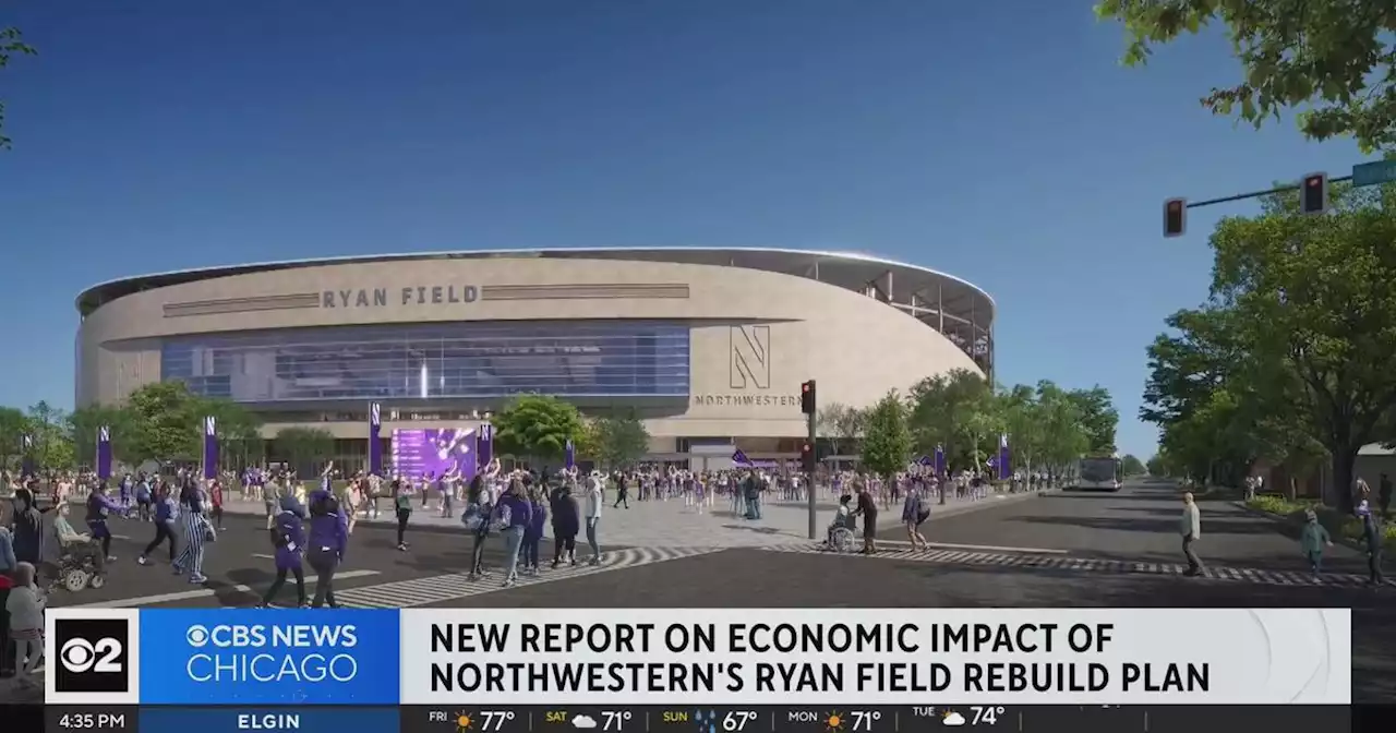 New report on economic impact of Northwestern's Ryan Field rebuild plan