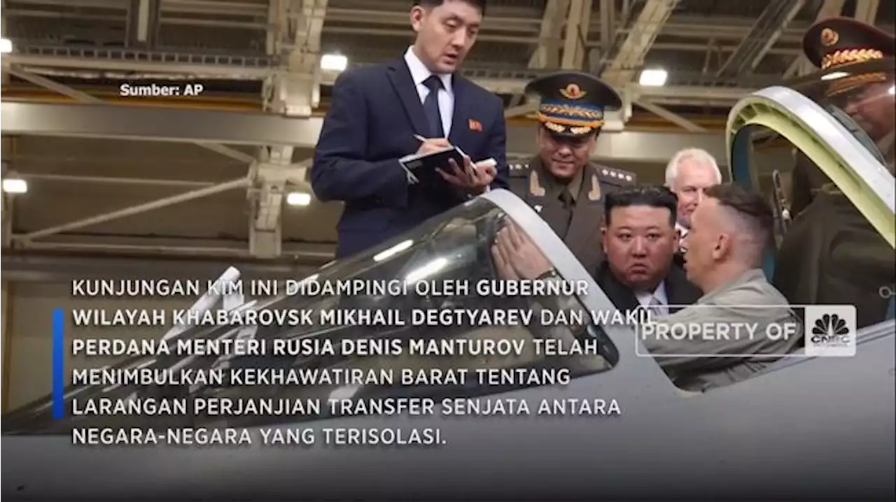 Momen Kim Jong Un Intip Su-57, Jet Tempur Tercanggih Rusia