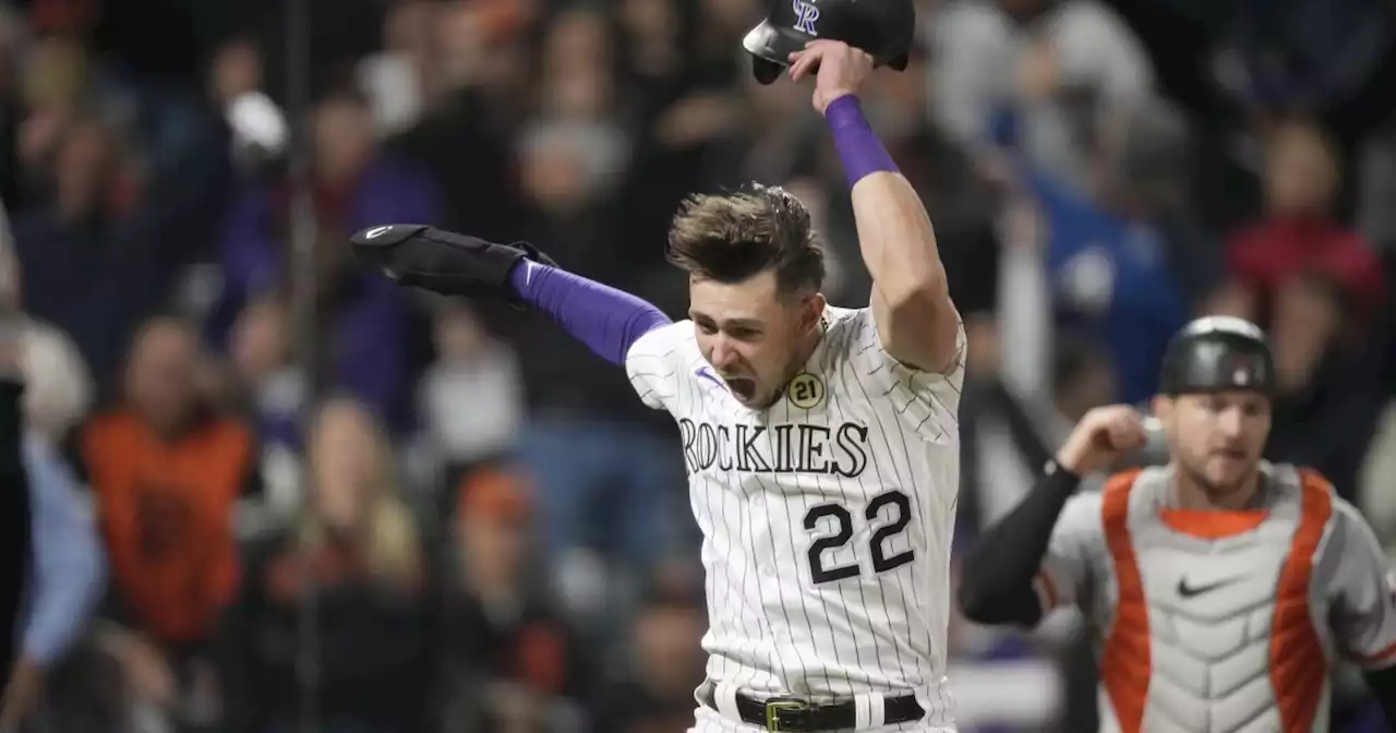 Rockies get 7 hitless innings from Anderson, beat Giants 3-2 on throwing error in 9th