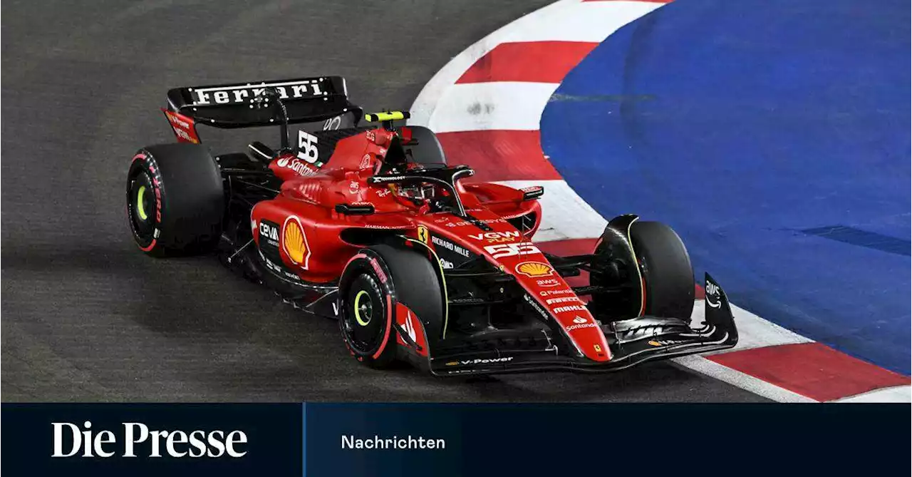 Singapur-Pole für Sainz, Desaster für Red Bull