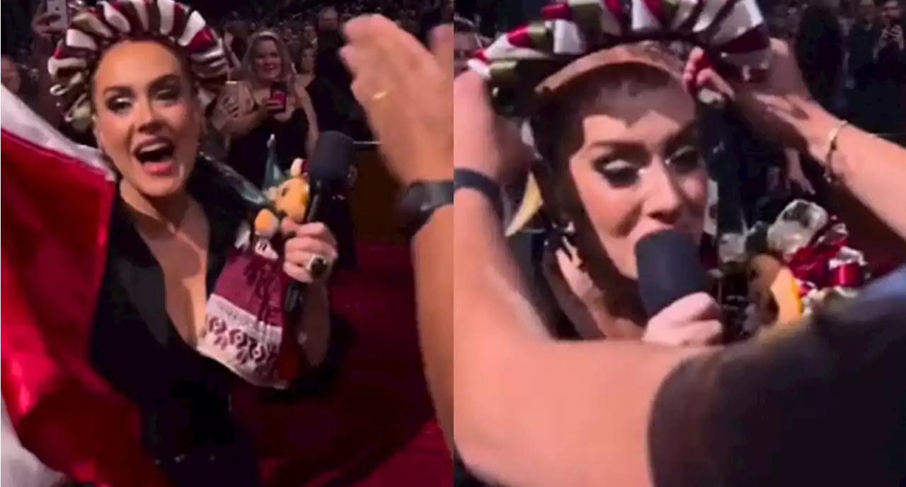 Adele celebra a México 'caracterizada' como la muñeca Lele