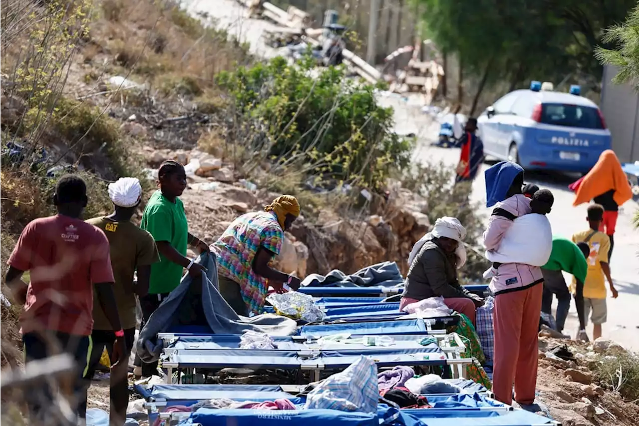 Newborn baby found dead on migrant boat off Lampedusa