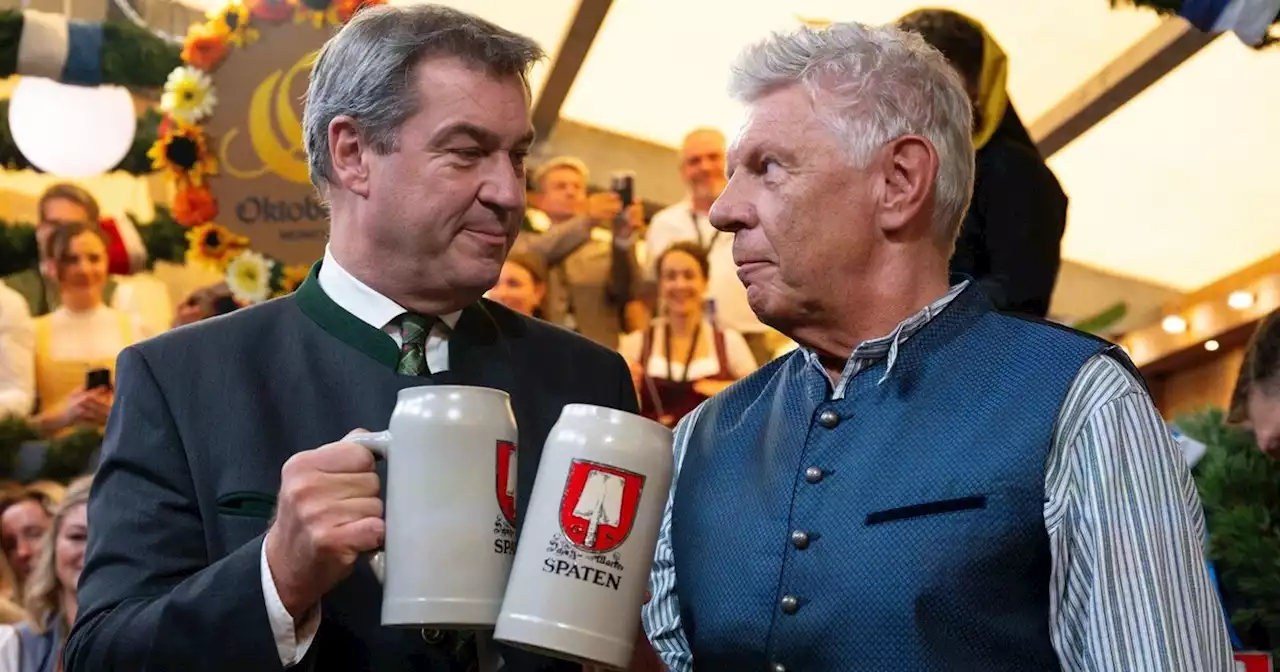 Söder macht Steuerpolitik auf dem Oktoberfest