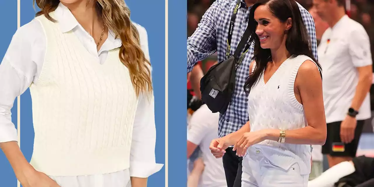 I Found a $24 Version of Meghan Markle’s Cozy Vest, Plus 4 Celebrity-Worn Lookalikes