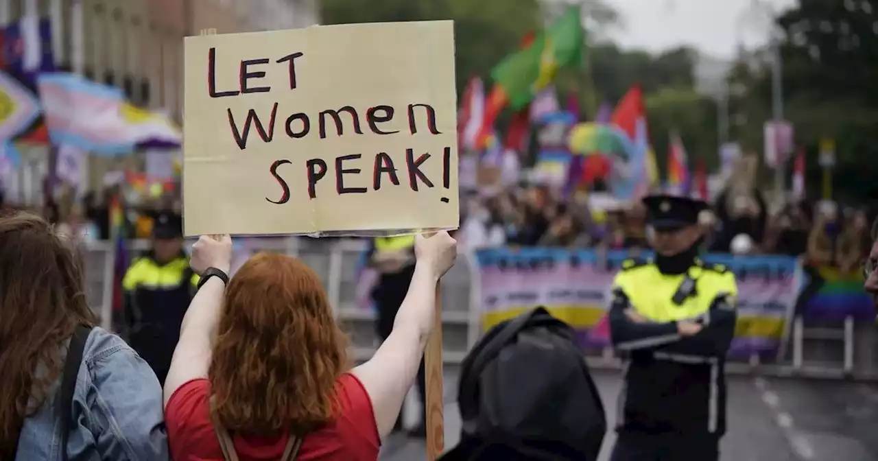 Large garda presence as hundreds take part in rival transgenderism protests
